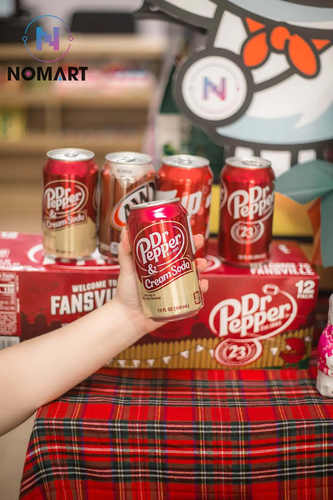 Dr Pepper Cream Soda ngọt ngào vanilla