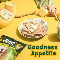 Bánh Snack Nguyên Cám WE Chips Vị Kem Chua & Hành Tây (Gói 28g) image