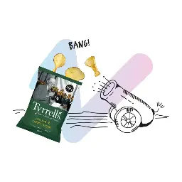 Khoai Tây Chiên Tyrrell's Vị Muối Biển Và Giấm Táo (Gói 40g) image