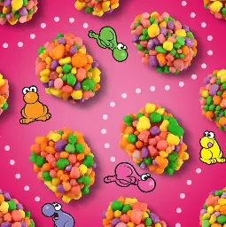 Kẹo Dẻo NERDS Gummy Clusters Vị Rainbow (Gói 85g) image