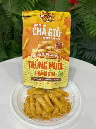 Snack Chả Giò Trứng Muối Hoàng Kim Roll N' Roll (Gói 75g) image