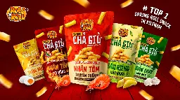Snack Chả Giò Thuần Chay Đặc Biệt Roll N' Roll (Gói 75g) image