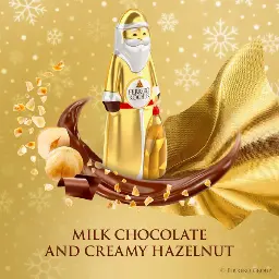 Socola Sữa Hạt Phỉ Ông Già Noel Ferrero Rocher (Gói 70g) image
