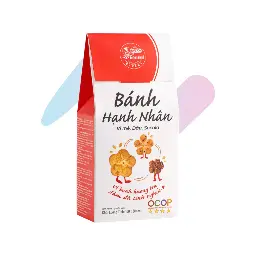 Bánh Hạnh Nhân Vị Mè, Đậu Phộng, Socola Tiến Anh Bakery (Hộp 100g - 10 Túi Bánh) image