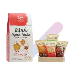 Bánh Hạnh Nhân Vị Mè, Đậu Phộng, Socola Tiến Anh Bakery (Hộp 100g - 10 Túi Bánh) image