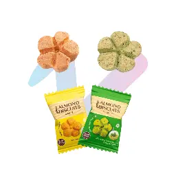 Bánh Hạnh Nhân Vị Trà Xanh, Phô Mai Tiến Anh Bakery (Hộp 80g - 8 Túi Bánh) image