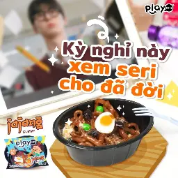 Kẹo Dẻo Mì Tương Đen Jajang Playmore (Hộp 60g) image