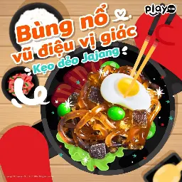 Kẹo Dẻo Mì Tương Đen Jajang Playmore (Hộp 60g) image