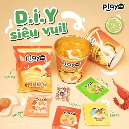 Thạch Pudding Mì Ly Playmore (Ly 136g) image