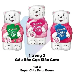 Socola Gấu Tuyết Yogurt Dâu Ferrero Rocher (Gói 70g) image