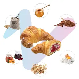 Bánh Croissant Antonelli Nhân Dâu (Gói 250g - 5 Bánh) image