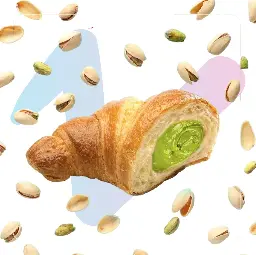 Bánh Croissant Antonelli Nhân Hạt Dẻ Cười (Gói 225g - 5 Bánh) image