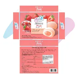 Bánh Mochi Hương Dâu Yuki & Love (Hộp 180g - 6 Cái) image
