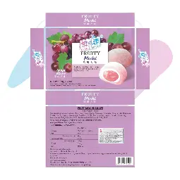 Bánh Mochi Hương Nho Yuki & Love (Hộp 180g - 6 Cái) image
