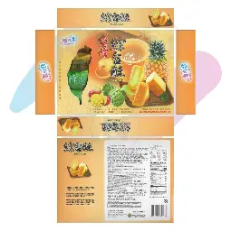 Bánh Nhân Vị Dứa, Xoài, Mãng Cầu Yuki & Love (Hộp 250g - 10 Bánh) image