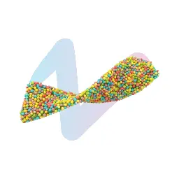 Kẹo Dẻo Chua 1UP Blasted Sourbelts Vị Rainbow (Gói 99g) image