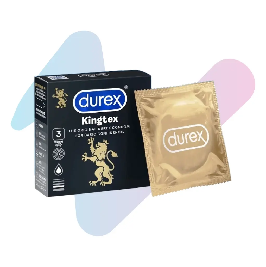 Durex Kingtex Condoms (3-Pack Box)