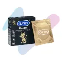 Durex Kingtex Condoms (3-Pack Box)