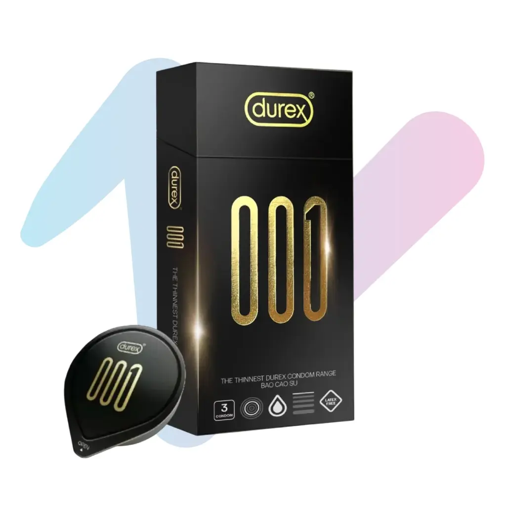 Bao Cao Su Durex Super Vip 001 (Hộp 3 Cái)