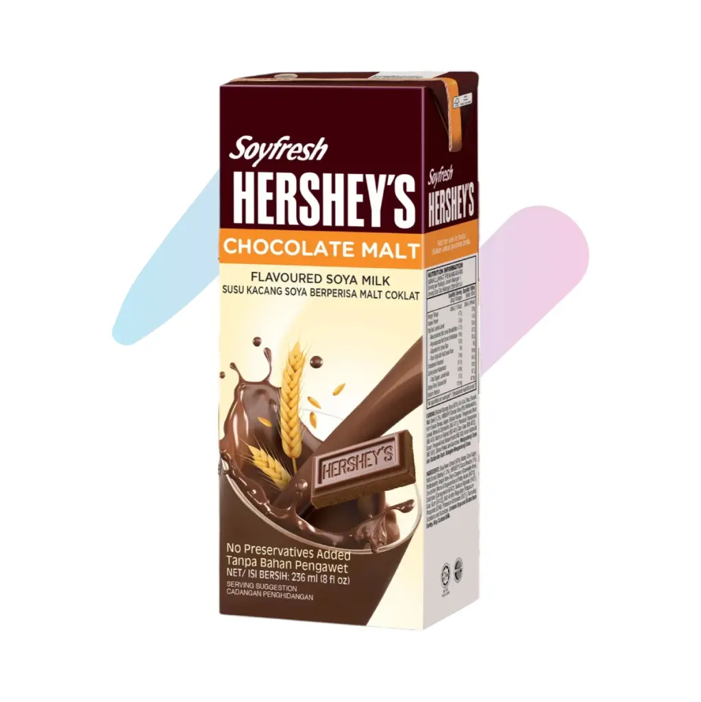 Hershey's Soyfresh Chocolate Malt Flavored Soy Milk (8 fl oz Carton)
