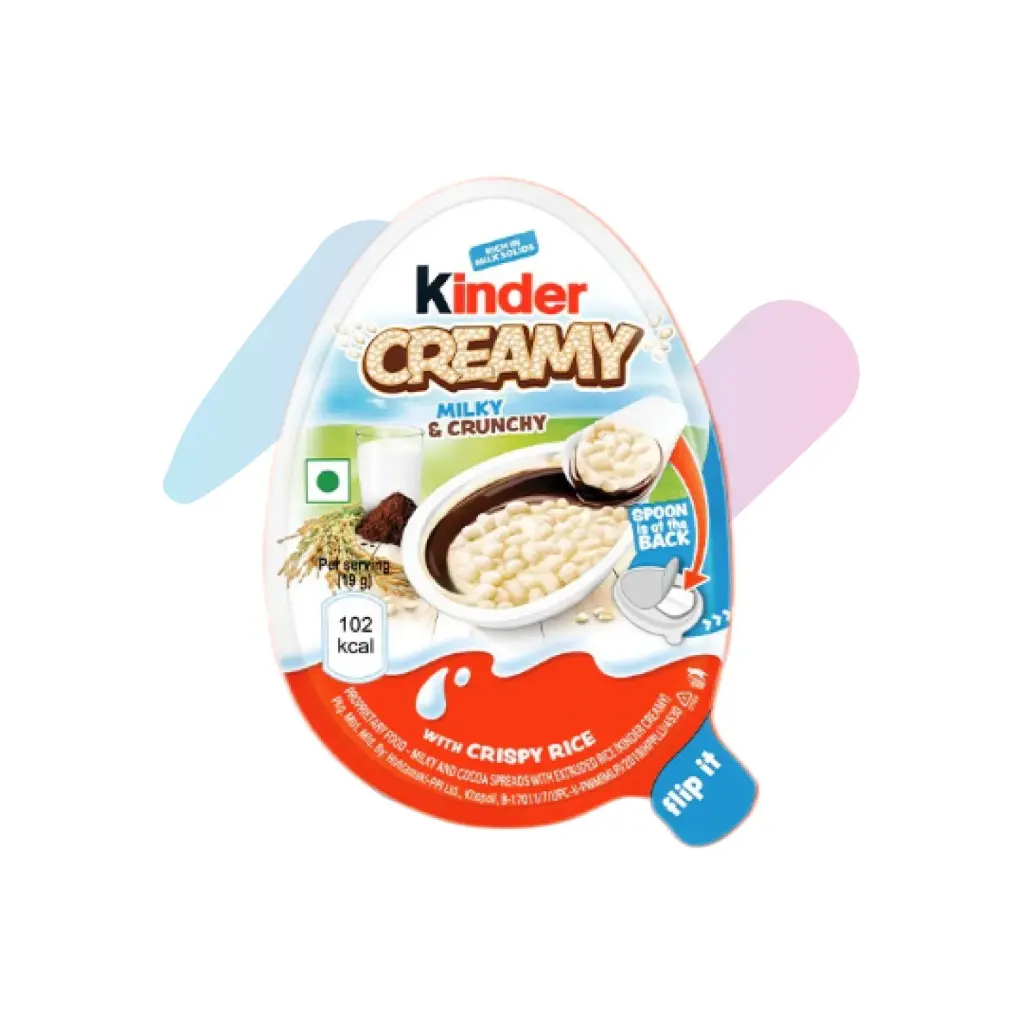 Kinder Creamy Puffed Rice Milk Chocolate (0.67oz Pack)