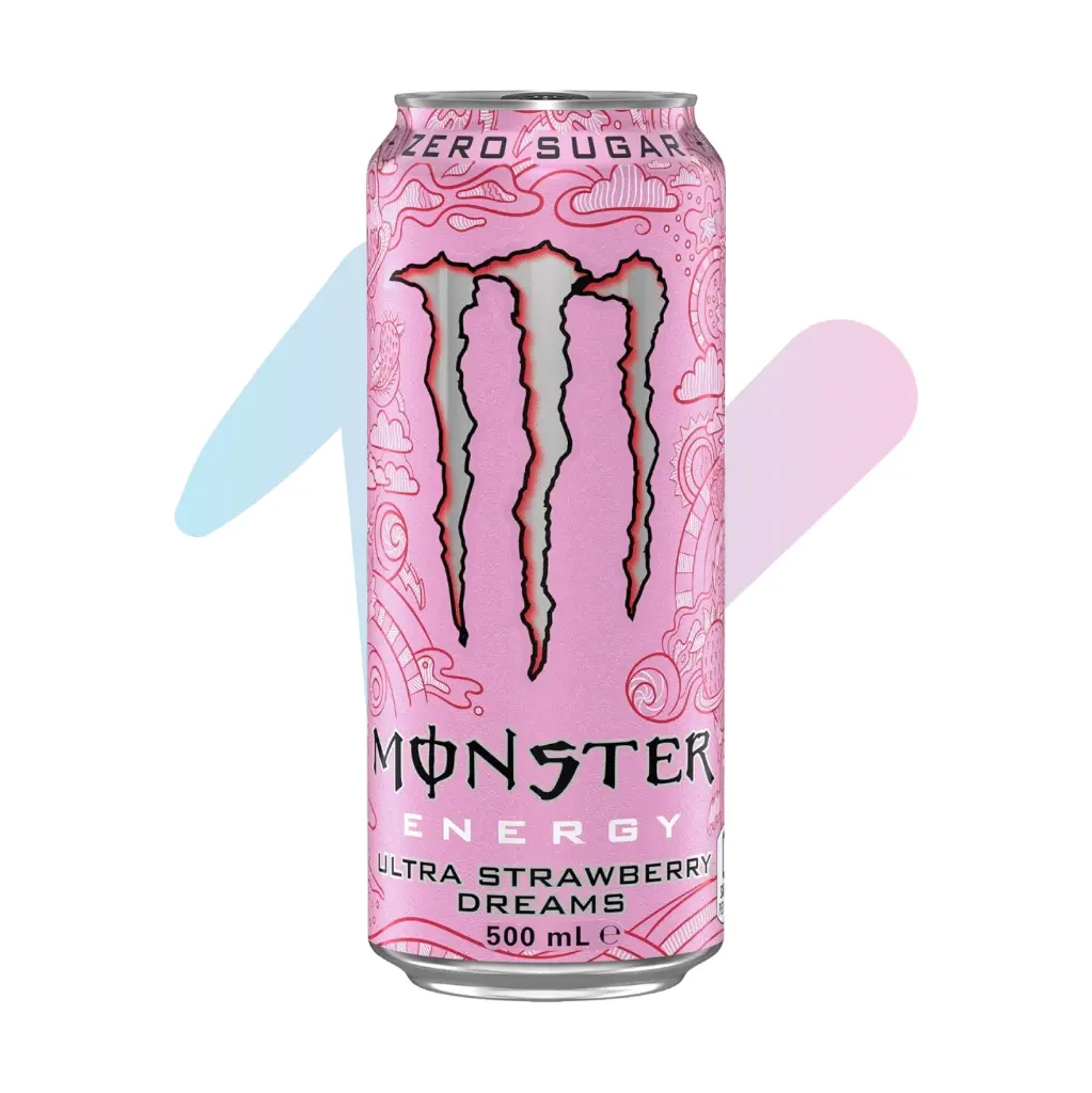 Nước Tăng Lực Monster Energy Ultra Strawberry Dreams (Lon 500ml)