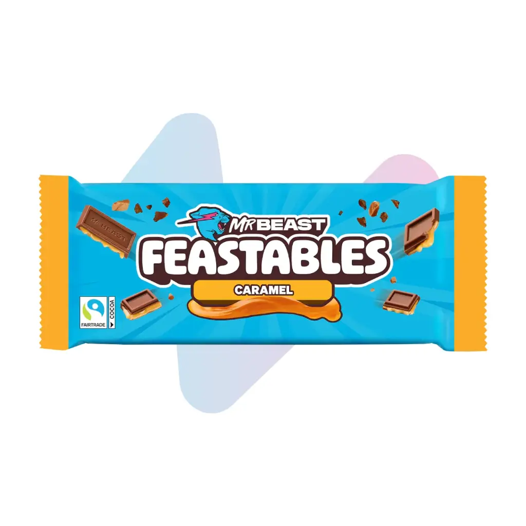 Socola Feastables MrBeast Vị Caramel (Thanh 60g)