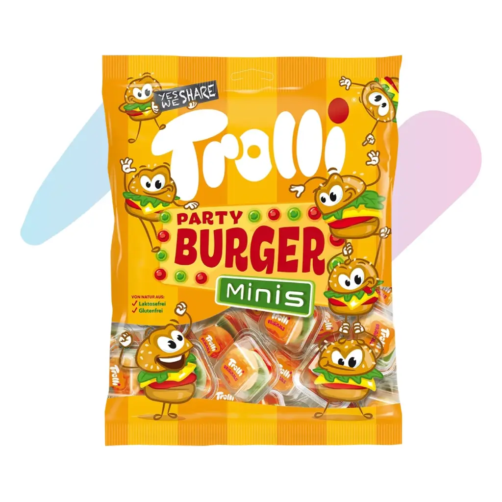 Trolli Party Burger Minis Gummies (3.17oz Pack)