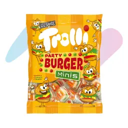 Kẹo Dẻo Trolli Party Burger Minis (Gói 90g) image