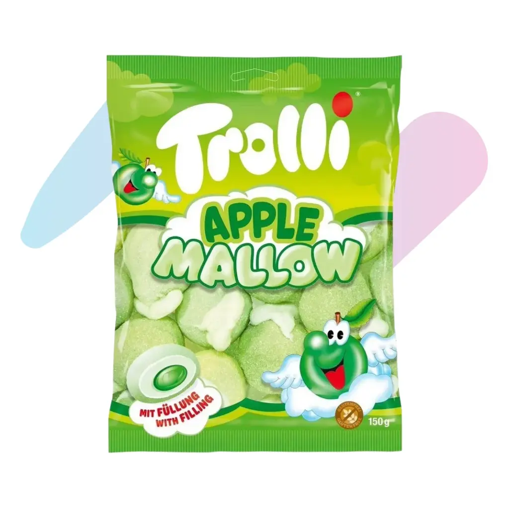 Kẹo Dẻo Trolli Apple Mallow (Gói 150g)