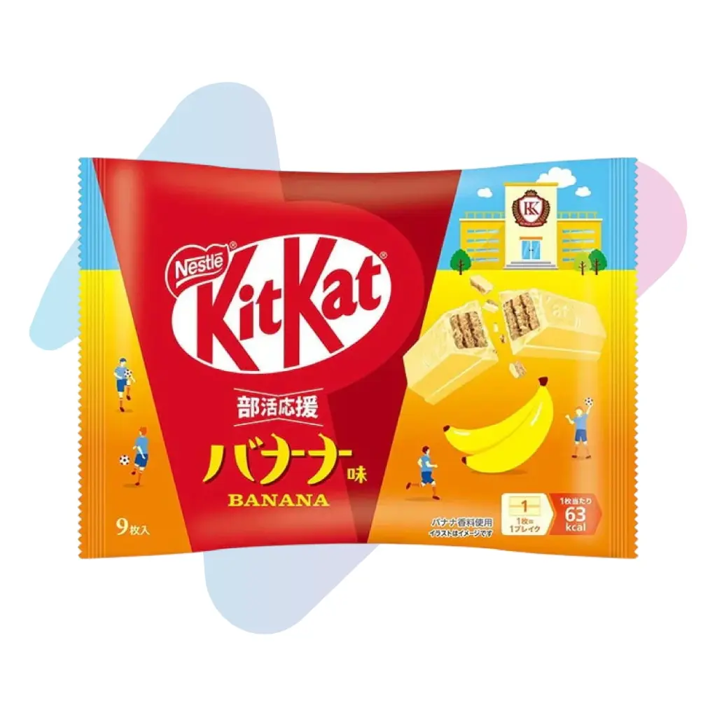 KitKat Japan Banana Chocolate (3.68oz Pack - 9 Pieces)