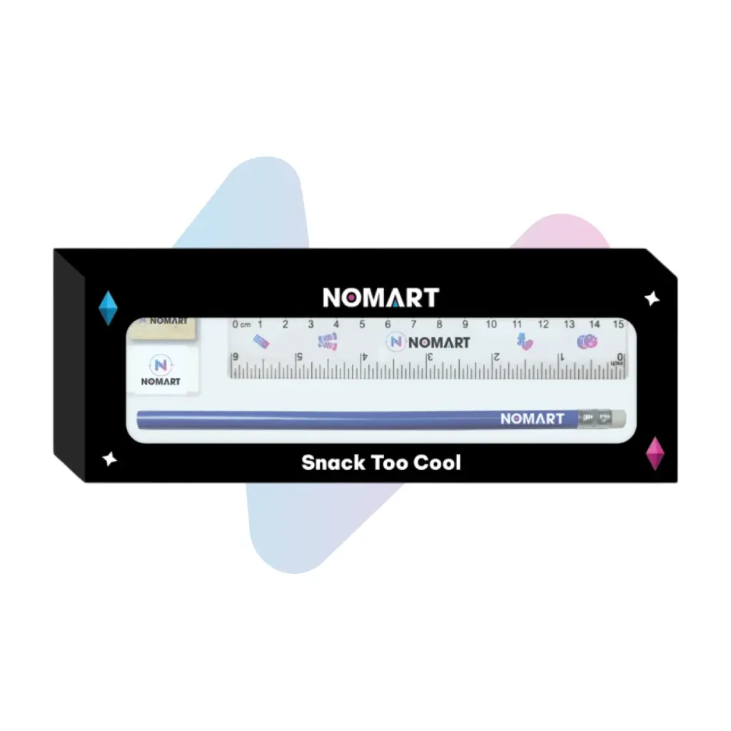 Combo Dụng Cụ Học Tập NOMART Snack Too Cool