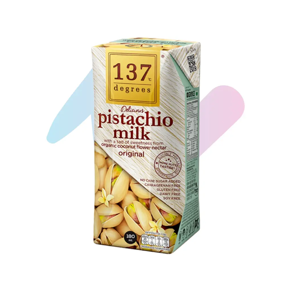 Sữa Hạt Dẻ Cười 137 Degrees Nguyên Chất (Hộp 180ml)
