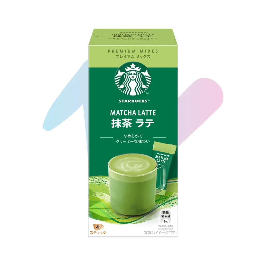 Bột Trà Sữa Starbucks Premium Mixes Matcha Latte (Hộp 96g - 4 Gói)