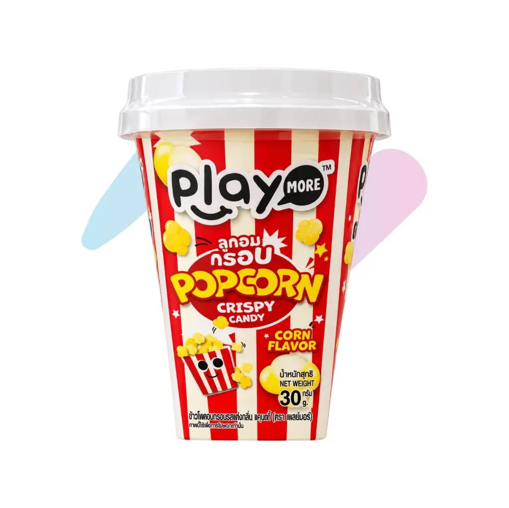 Playmore Crunchy Popcorn Candy (1.05oz Box)