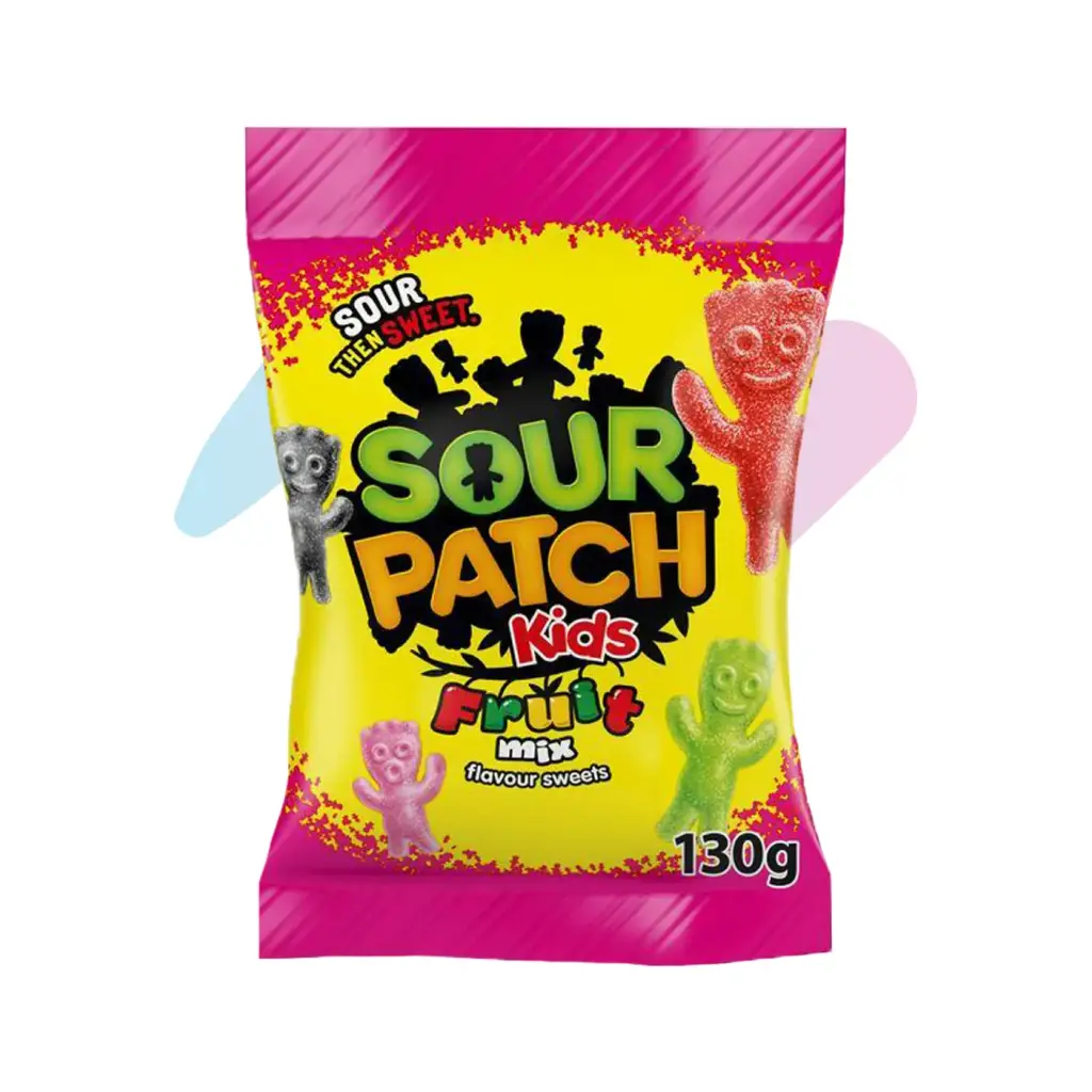 Kẹo Dẻo Sour Patch Kids Fruit Mix (Gói 130g)