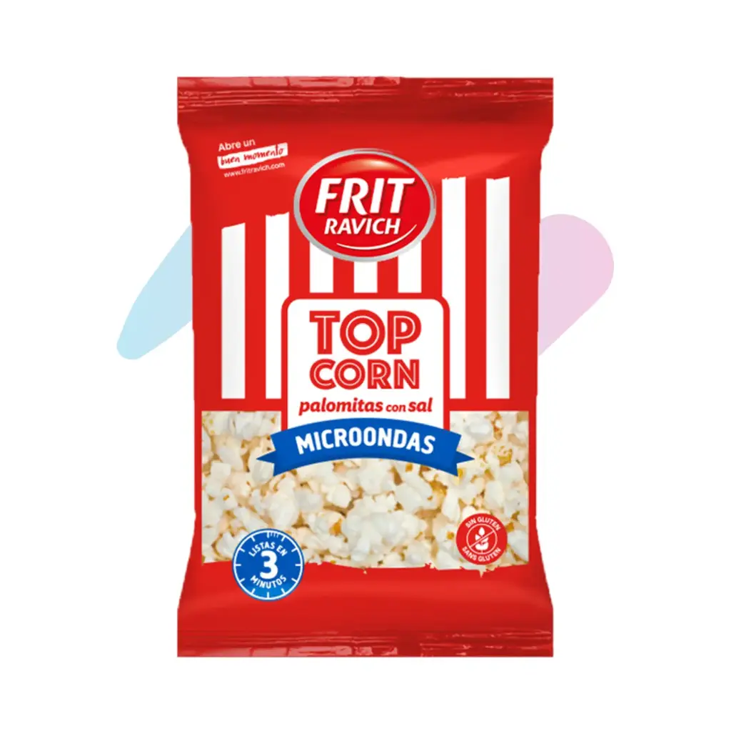 Bắp Rang Lò Vi Sóng Frit Ravich Vị Mặn (Túi 90g)