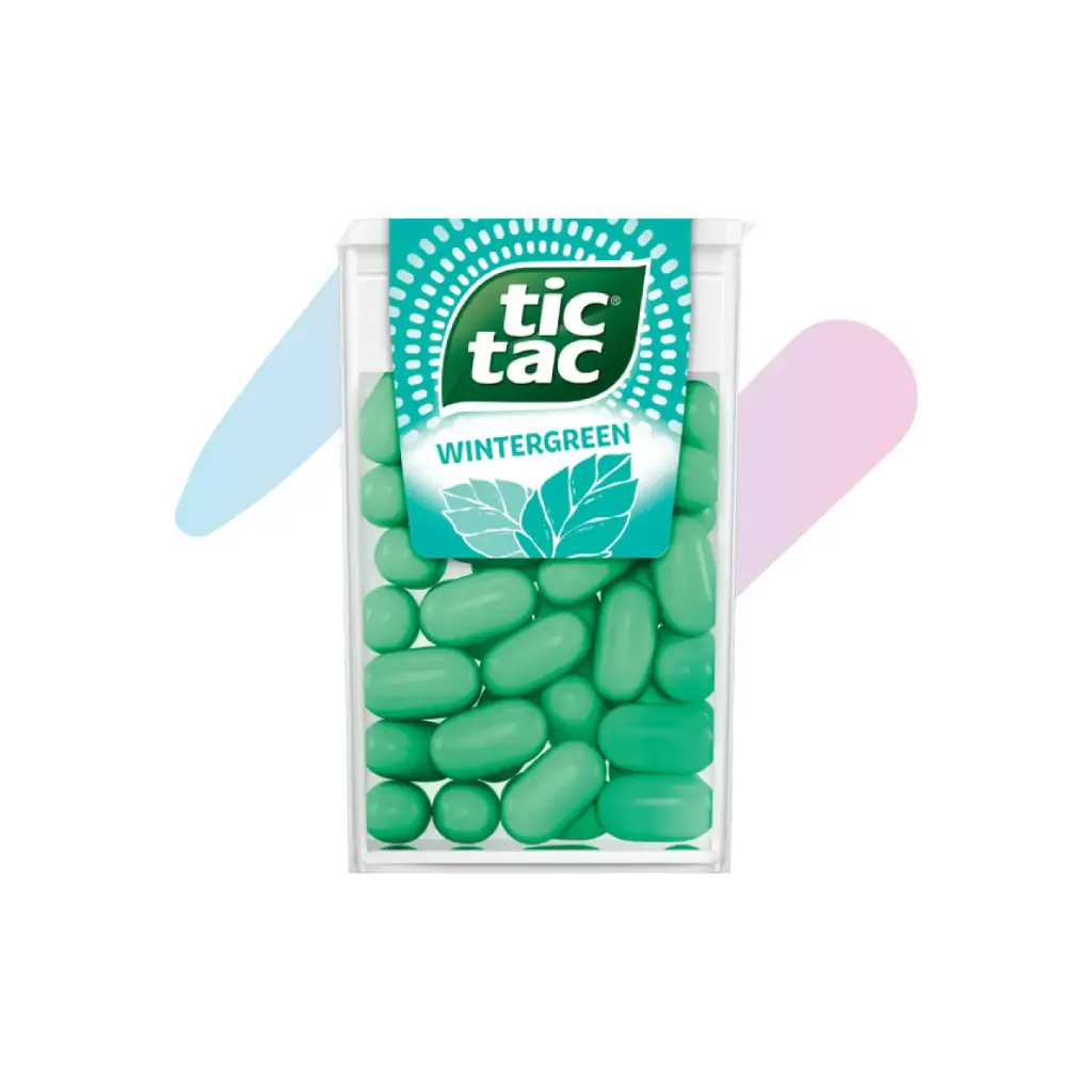 Tic Tac Green Mint Flavored Candy (Box 0.51oz)