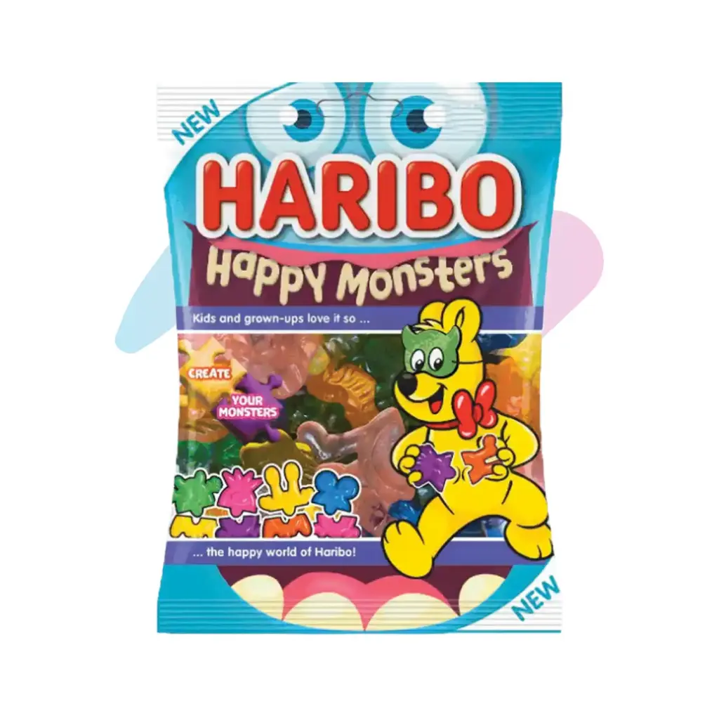 Kẹo Dẻo Haribo Happy Monsters (Gói 80g) image