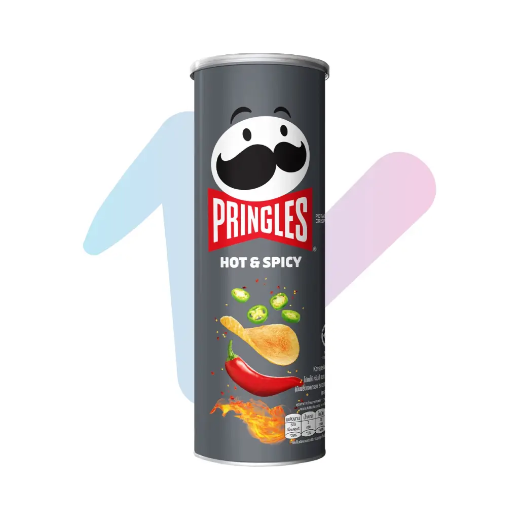 Snack Khoai Tây Pringles Hot & Spicy (Hộp 102g) image