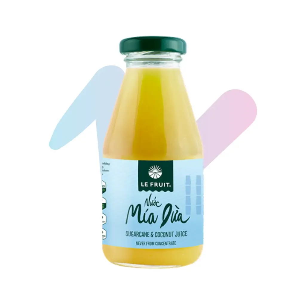 Le Fruit Sugarcane Coconut Calamansi Juice (8.45 fl oz Bottle)