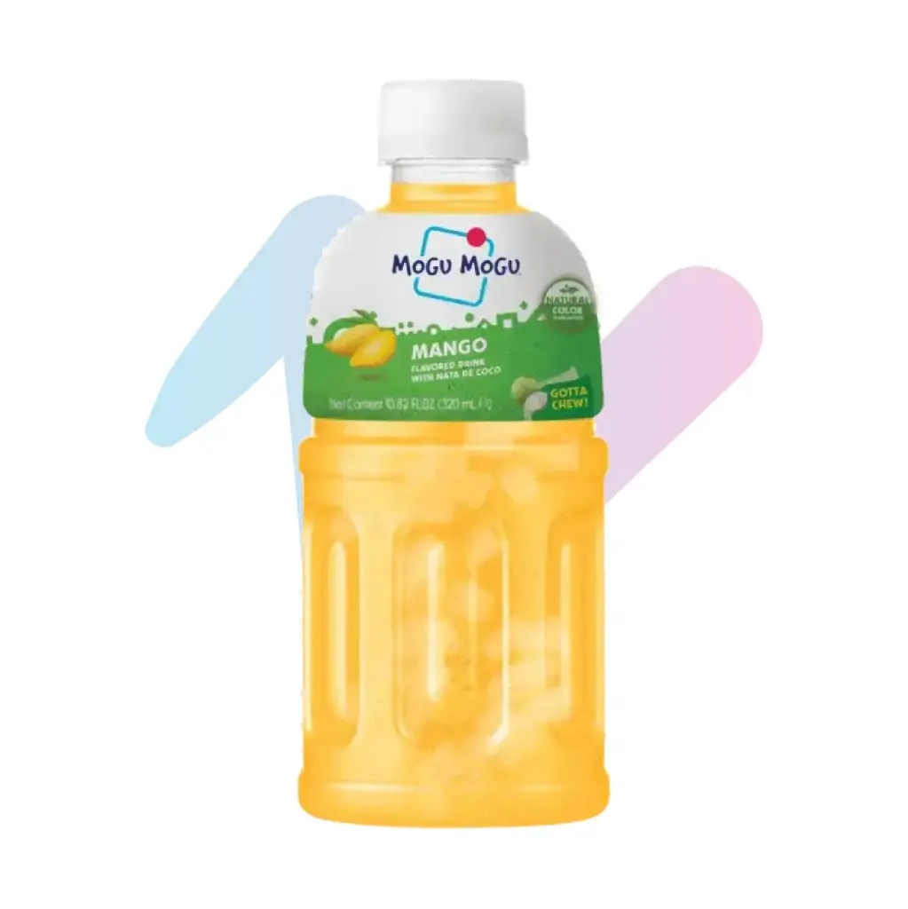 Mogu Mogu Mango With Nata de Coco (10.82 fl oz Bottle)