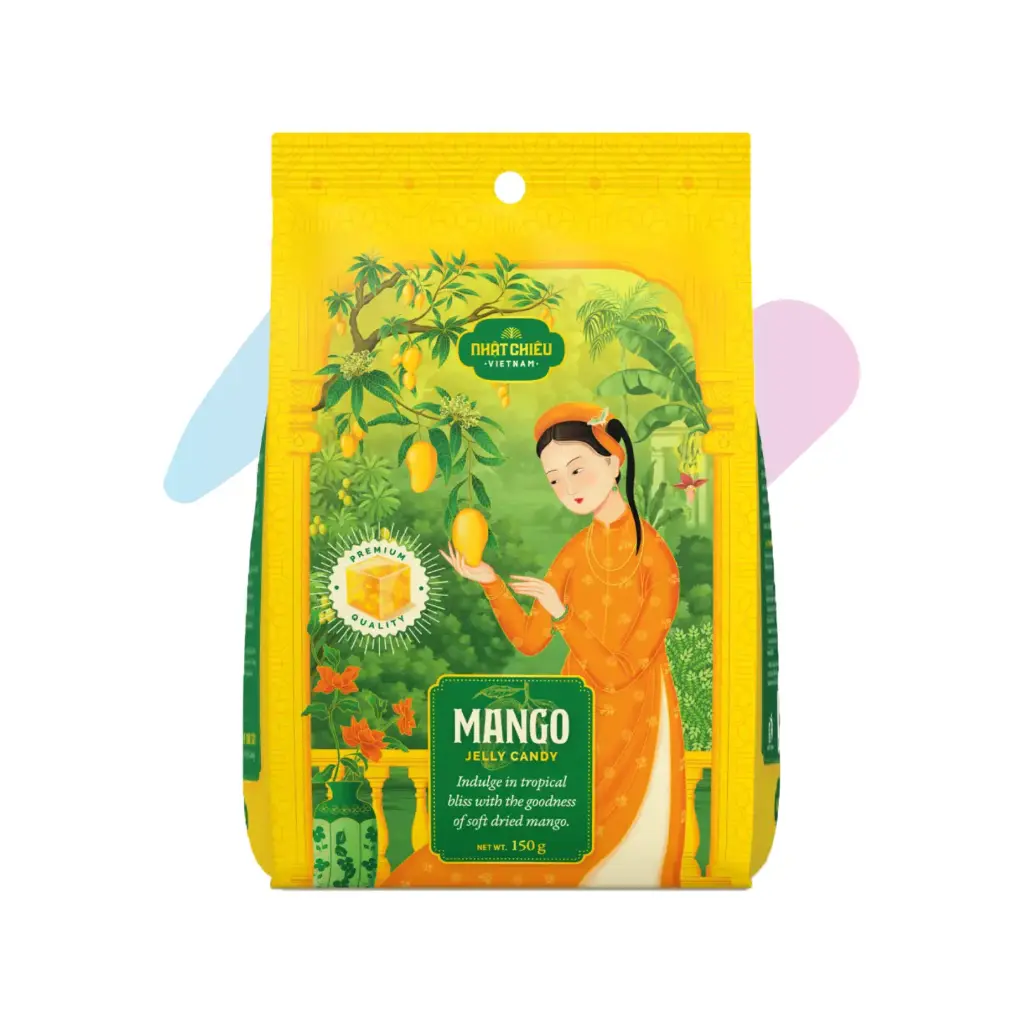 EIKODO "Nhật Chiêu" Mango Chewy Candy (5.29oz Pack)