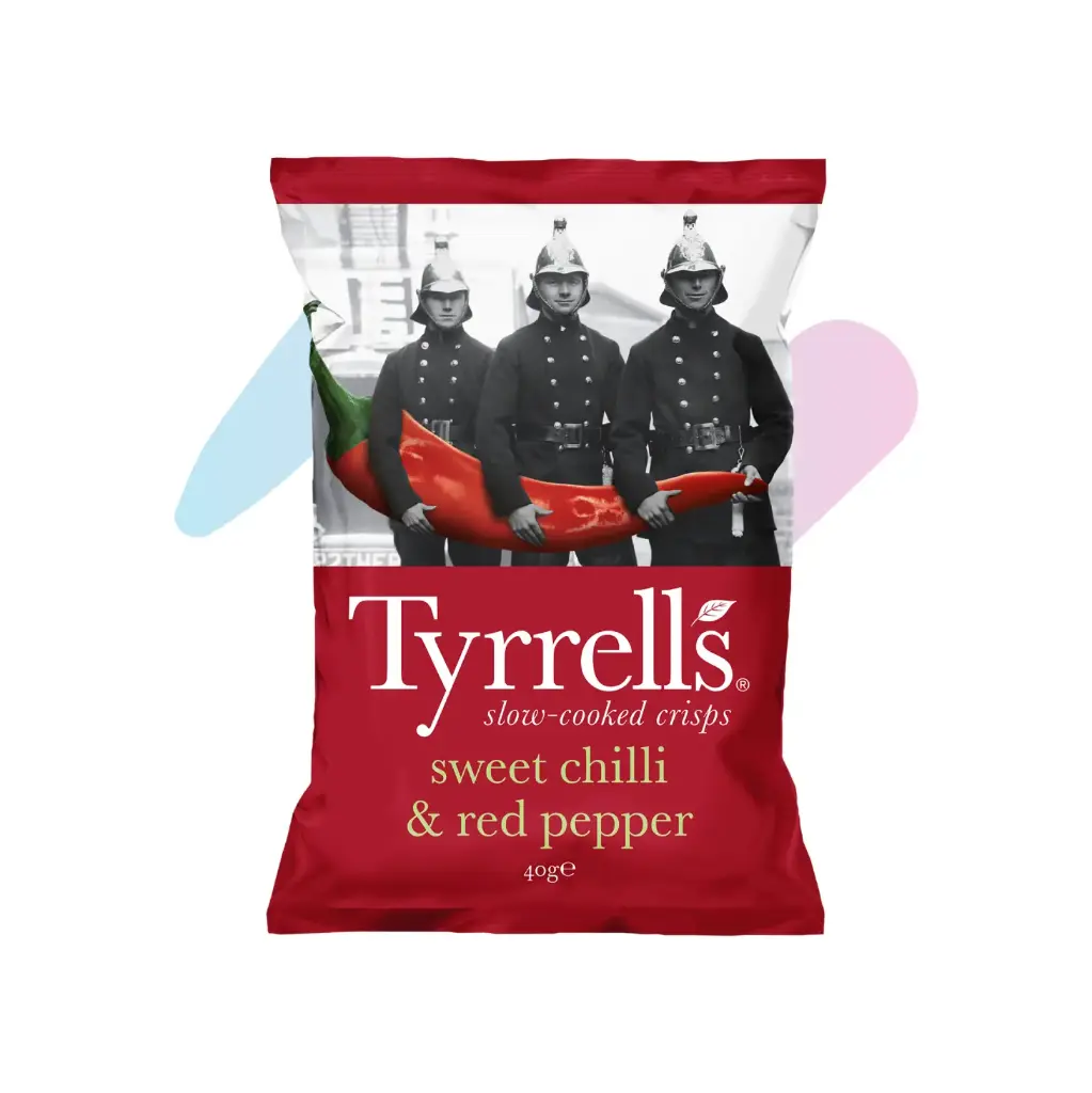 Tyrrell's Sweet Chilli & Red Pepper Potato Crisps (1.41oz Pack)