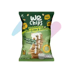 Bánh Snack Nguyên Cám WE Chips Vị Kem Chua & Hành Tây (Gói 28g) image