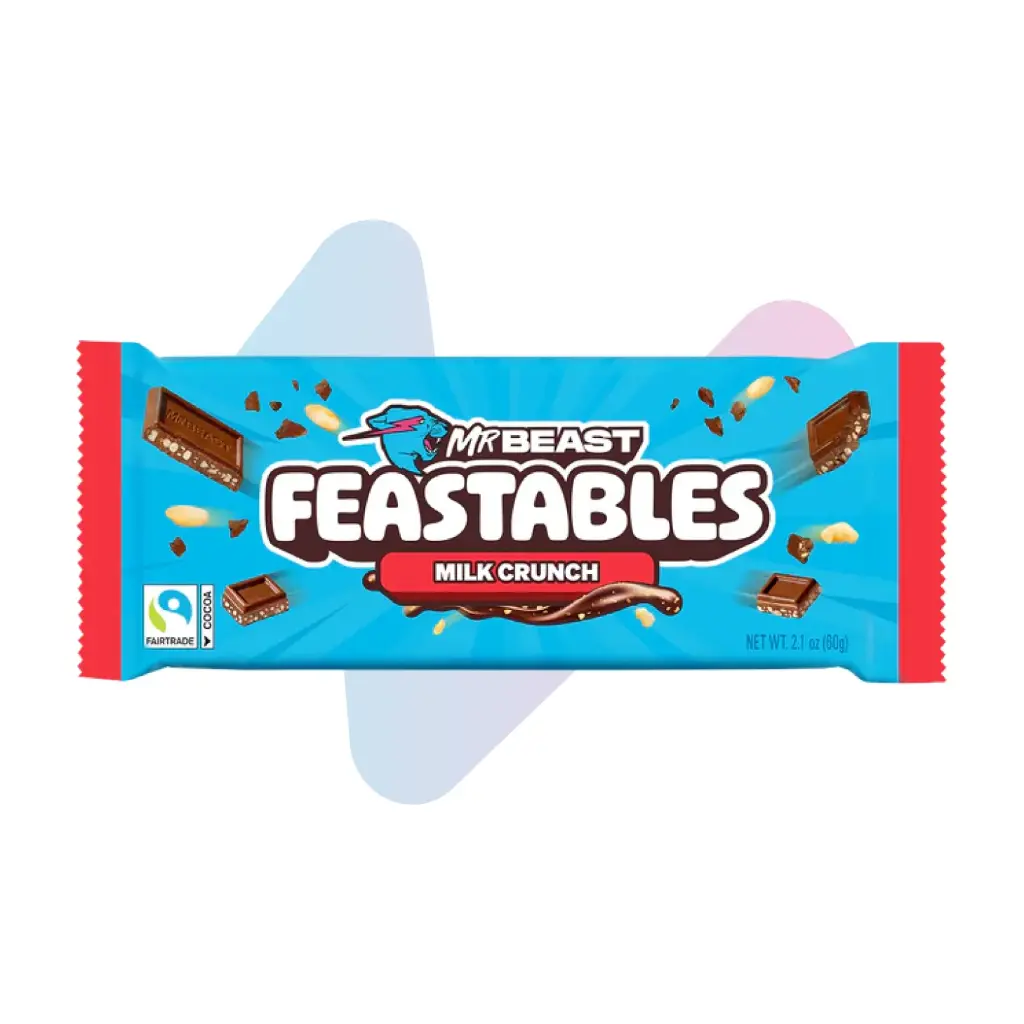 Socola Feastables MrBeast Vị Sữa Cốm Gạo (Thanh 60g)