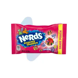 Kẹo Dẻo NERDS Gummy Clusters Vị Rainbow (Gói 85g) image