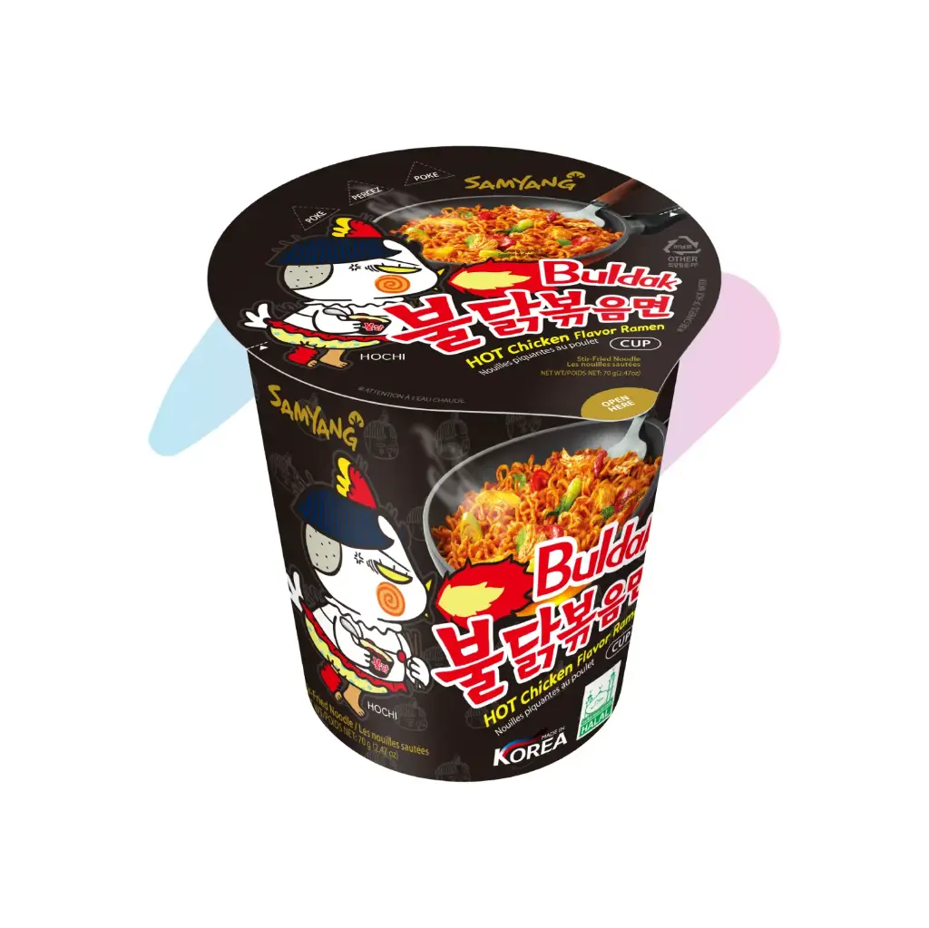 Mì Ly Samyang Gà Cay (Ly 70g)