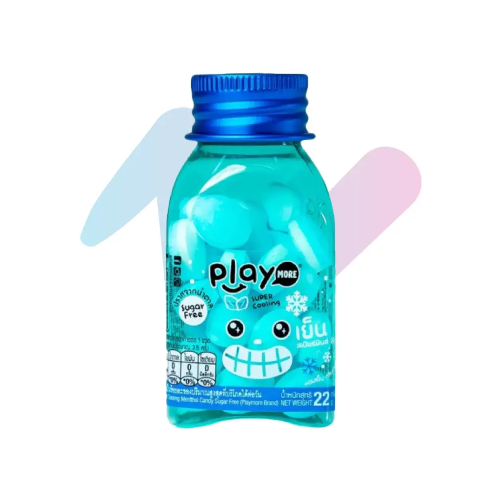 Playmore Cooling Mint Menthol Candy (0.78oz Jar)