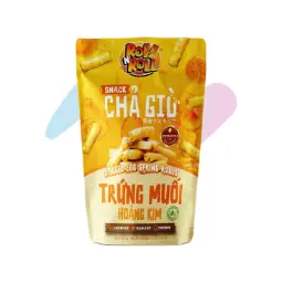 Snack Chả Giò Trứng Muối Hoàng Kim Roll N' Roll (Gói 75g) image